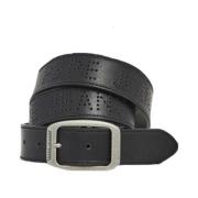 Walter Leren Riem Klassiek Elegant Pepe Jeans , Black , Heren