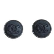 Pre-owned Metal chanel-jewelry Chanel Vintage , Black , Dames