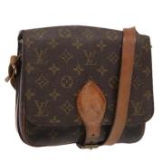 Pre-owned Canvas louis-vuitton-bags Louis Vuitton Vintage , Brown , Da...