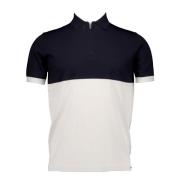 Zip SS Polo Shirt Navy Blue Gentiluomo , Multicolor , Heren