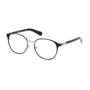 Zwarte Metalen Frames met UV-filter Guess , Black , Dames