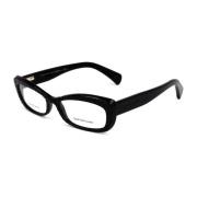 Zwarte Acetaatframes met Wijzerplaat Alexander McQueen , Black , Dames