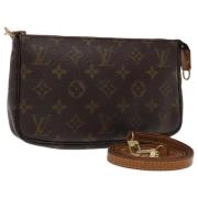 Pre-owned Canvas louis-vuitton-bags Louis Vuitton Vintage , Brown , Da...