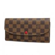 Pre-owned Fabric wallets Louis Vuitton Vintage , Brown , Dames