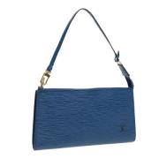 Pre-owned Leather louis-vuitton-bags Louis Vuitton Vintage , Blue , Da...