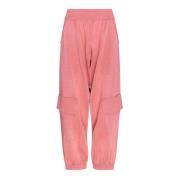 Roze Cargo Broek met Lurex Circus Hotel , Pink , Dames