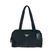 Pre-owned Canvas handbags Prada Vintage , Black , Dames