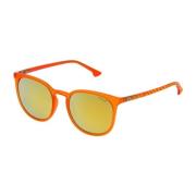 Bruin Glas UV-bescherming Zonnebril Vrouwen Police , Orange , Dames