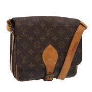 Pre-owned Canvas louis-vuitton-bags Louis Vuitton Vintage , Brown , Da...