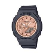 Grijze Hars Horloge, Quartz, Analoog/Digitaal Casio , Gray , Dames