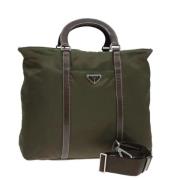 Pre-owned Nylon prada-bags Prada Vintage , Brown , Dames