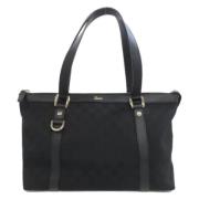 Pre-owned Canvas gucci-bags Gucci Vintage , Black , Dames