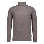 Roll Neck Sweater Grijs Gentiluomo , Gray , Heren