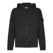 Grijze hoodie voor moderne mannen Stone Island , Gray , Heren