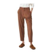 Bruine baggy cropped suède broek Salsa , Brown , Dames