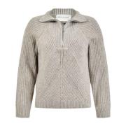 Warmgrijze Gebreide Trui Snos416 Sofie Schnoor , Gray , Dames