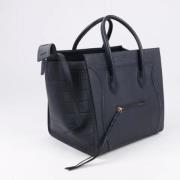 Pre-owned Leather celine-bags Celine Vintage , Blue , Dames