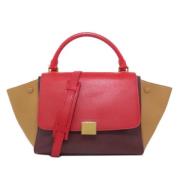 Pre-owned Leather celine-bags Celine Vintage , Red , Dames