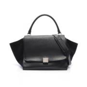 Pre-owned Leather celine-bags Celine Vintage , Black , Dames