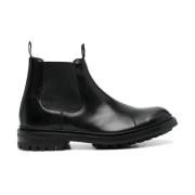 Zwarte Kalf Lage Commando Zool Laarzen Tricker's , Black , Heren