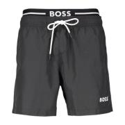 Heren Boxer Zwembroek Amur Hugo Boss , Black , Heren