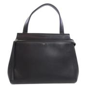 Pre-owned Leather celine-bags Celine Vintage , Black , Dames