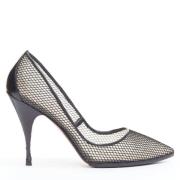 Pre-owned Mesh heels Christian Louboutin Pre-owned , Black , Dames