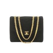 Pre-owned Canvas chanel-bags Chanel Vintage , Black , Dames