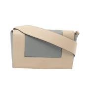 Pre-owned Leather celine-bags Celine Vintage , Beige , Dames