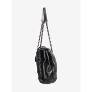 Pre-owned Leather shoulder-bags Chanel Vintage , Black , Dames