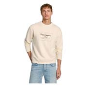 Simon Hoodie Pepe Jeans , Beige , Heren