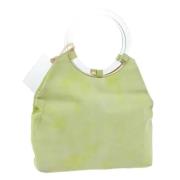 Pre-owned Suede celine-bags Celine Vintage , Green , Dames