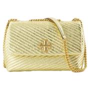 Leather shoulder-bags Tory Burch , Yellow , Dames