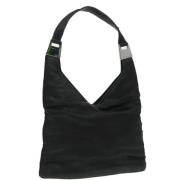 Pre-owned Nylon totes Gucci Vintage , Black , Dames