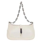 Pre-owned Leather gucci-bags Gucci Vintage , White , Dames