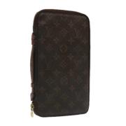 Pre-owned Canvas wallets Louis Vuitton Vintage , Brown , Dames