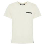 Katoenen T-shirt met Logoprint Barrow , Beige , Heren