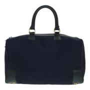 Pre-owned Canvas travel-bags Celine Vintage , Blue , Dames