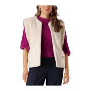 Teddy Gilet voor Trendy Vrouwen Colourful Rebel , Beige , Dames