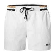 Atoll Herenzwemkleding met Logo Hugo Boss , White , Heren