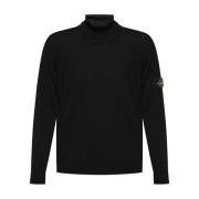 Zwarte Sweater Collectie Stone Island , Black , Heren