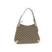 Pre-owned Canvas gucci-bags Gucci Vintage , Beige , Dames