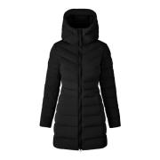 Lange Clair Coat met capuchon Canada Goose , Black , Dames