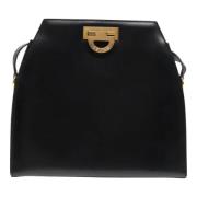 Pre-owned Leather celine-bags Celine Vintage , Black , Dames