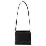 Leather shoulder-bags Jil Sander , Black , Dames