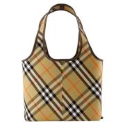 Cotton handbags Burberry , Beige , Dames