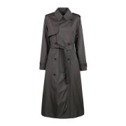 Stijlvolle Trenchcoat Moncler , Black , Dames