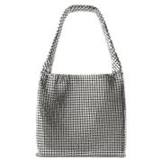 Fabric shoulder-bags Paco Rabanne , Gray , Dames