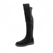 Zwarte Stretch Damesschoenen Aw24 Carmens , Black , Dames