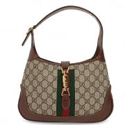 Pre-owned Leather gucci-bags Gucci Vintage , Brown , Dames